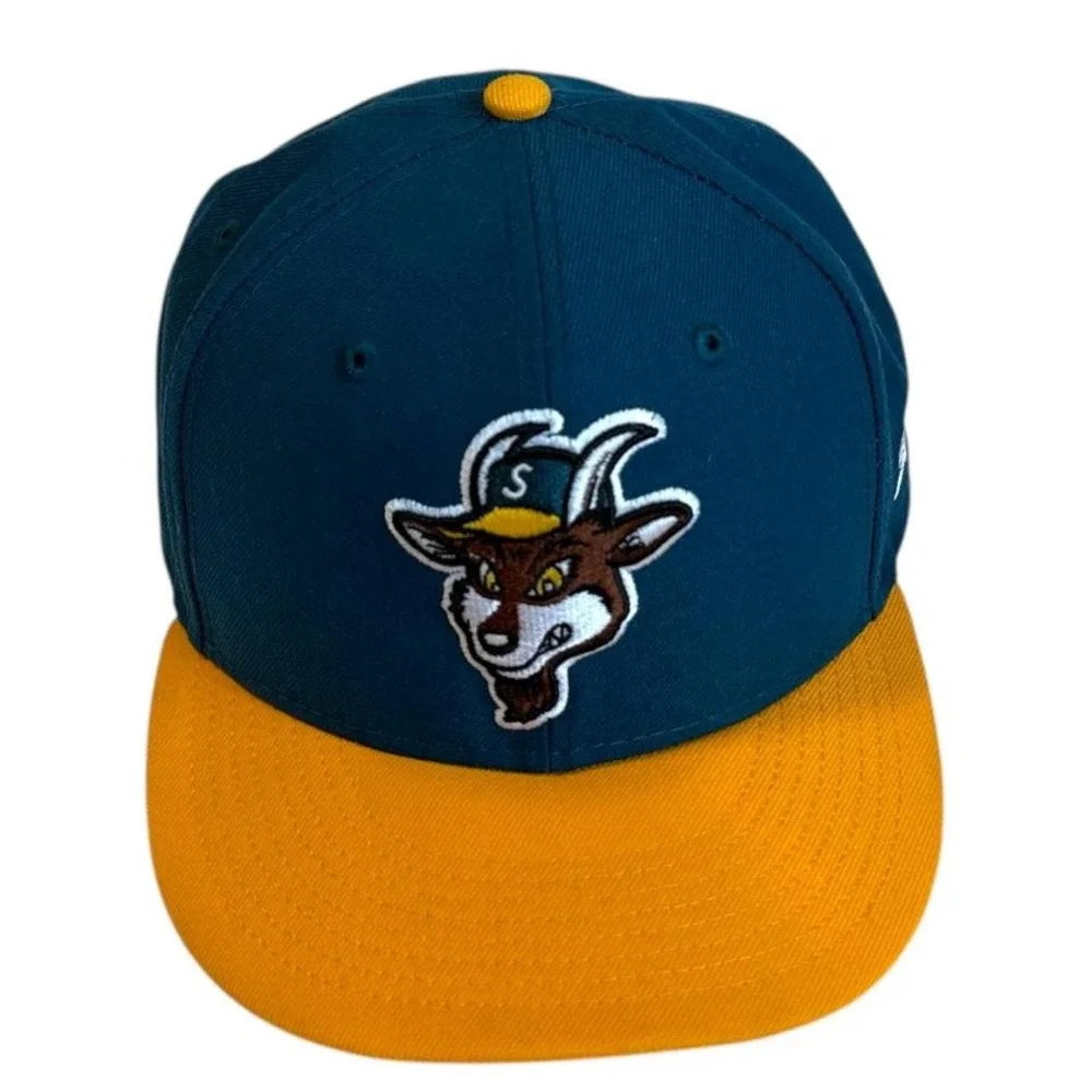 Supreme Goat New Era Fitted Cap Hat 7‎ 1/2 Oakland A's Grey Brim
